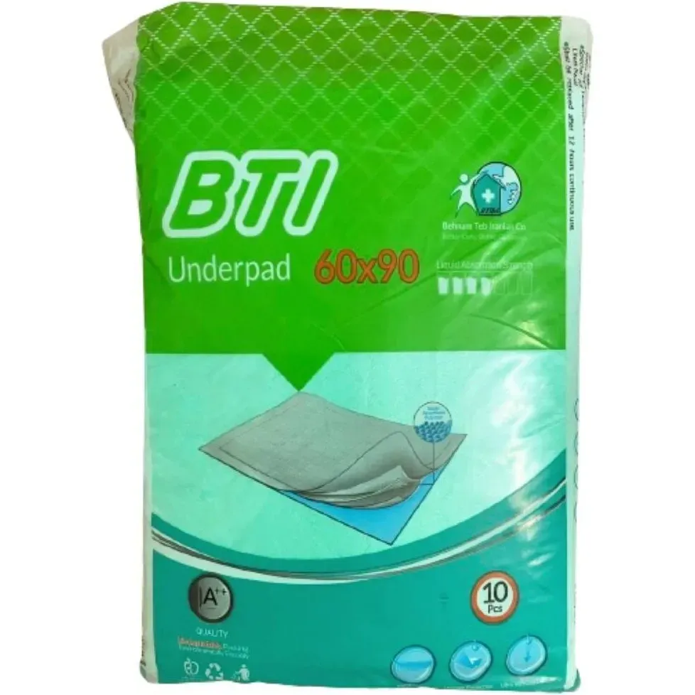 زیرانداز بهداشتی برند بی تی ای - 10 عدد ا Under pad brand BTI