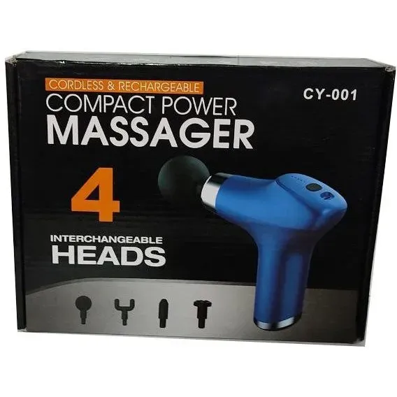 ماساژور تفنگی شارژی MASSAGER مدل CY-001 - مشکی ا massage gun CY001