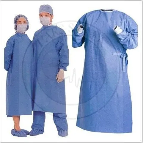 گان جراح ا Blue Disposable doctor