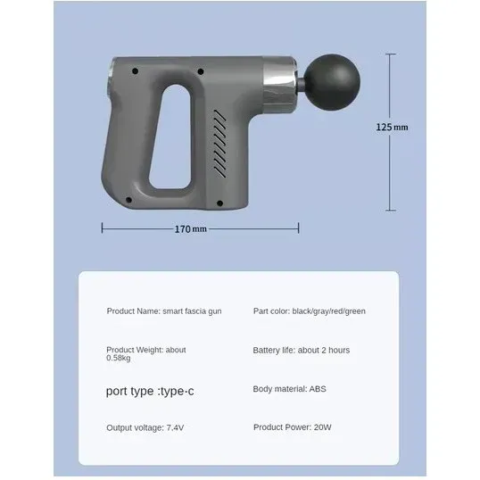 ماساژور برقی گان مدل KH-740 ا Fascial Gun Massager KH-740