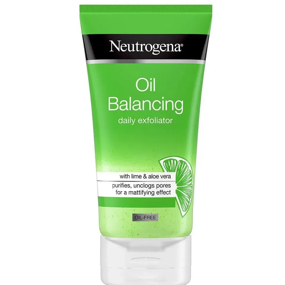 اسکراب داخل حمام لیمو نیتروژینا NEUTROGENA (سبز) حجم 150 میل ا NEUTROGENA OIL BALANCING IN-SHAWER MASK