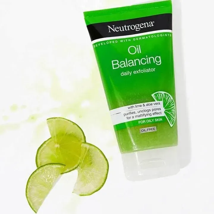 اسکراب داخل حمام لیمو نیتروژینا NEUTROGENA (سبز) حجم 150 میل ا NEUTROGENA OIL BALANCING IN-SHAWER MASK