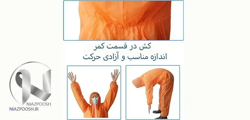 لباس ایزوله رنگارنگ یکبار مصرف