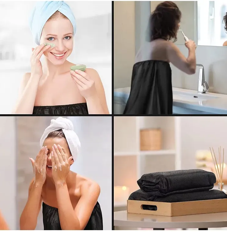 برای SPA از حوله لباسی حمام یکبار مصرف ماساژ اسپا بدون بند