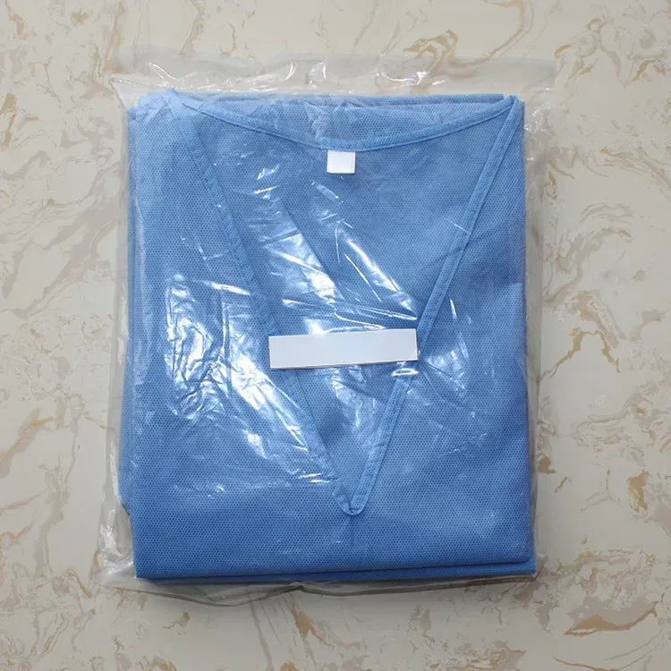 اسکرابهای جراحی بیمارستانی یکبار مصرف آبی 50gsm سایز S/M/L/XL/XXL/XXXL/XXXXL